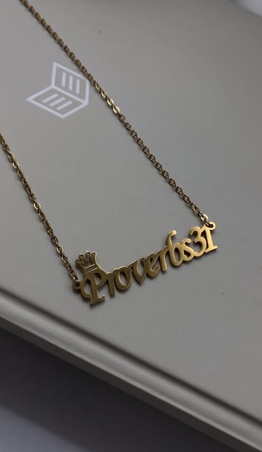 Proverbs 31 Necklace